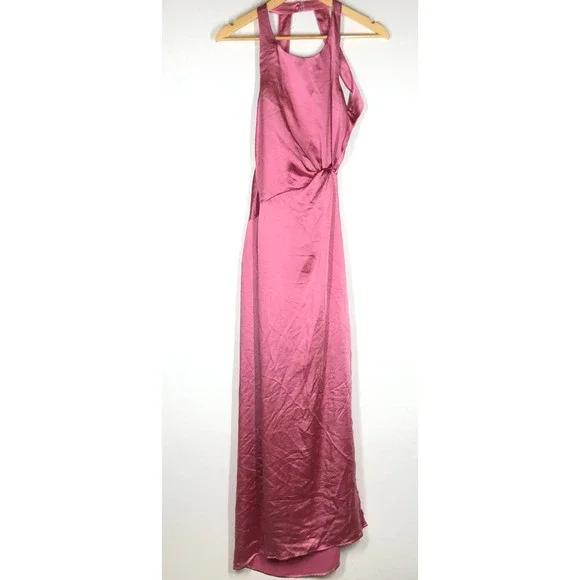 For Love And Lemons Tahlia Maxi Dress Pink NWT M - Picture 5 of 15